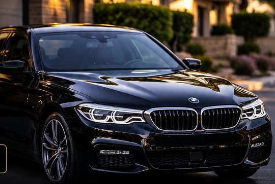 Illustrative luxury BMW promotional image
